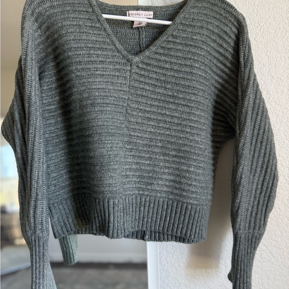 Women's Green Sweater